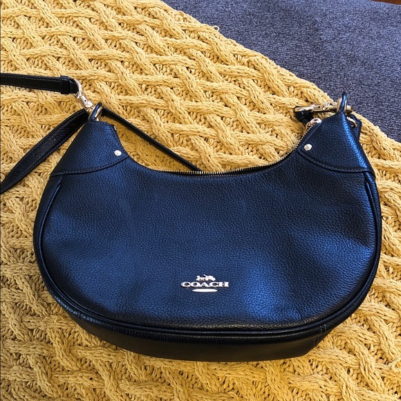 Coach Handbags - Coach Black Leather Hobo Bag